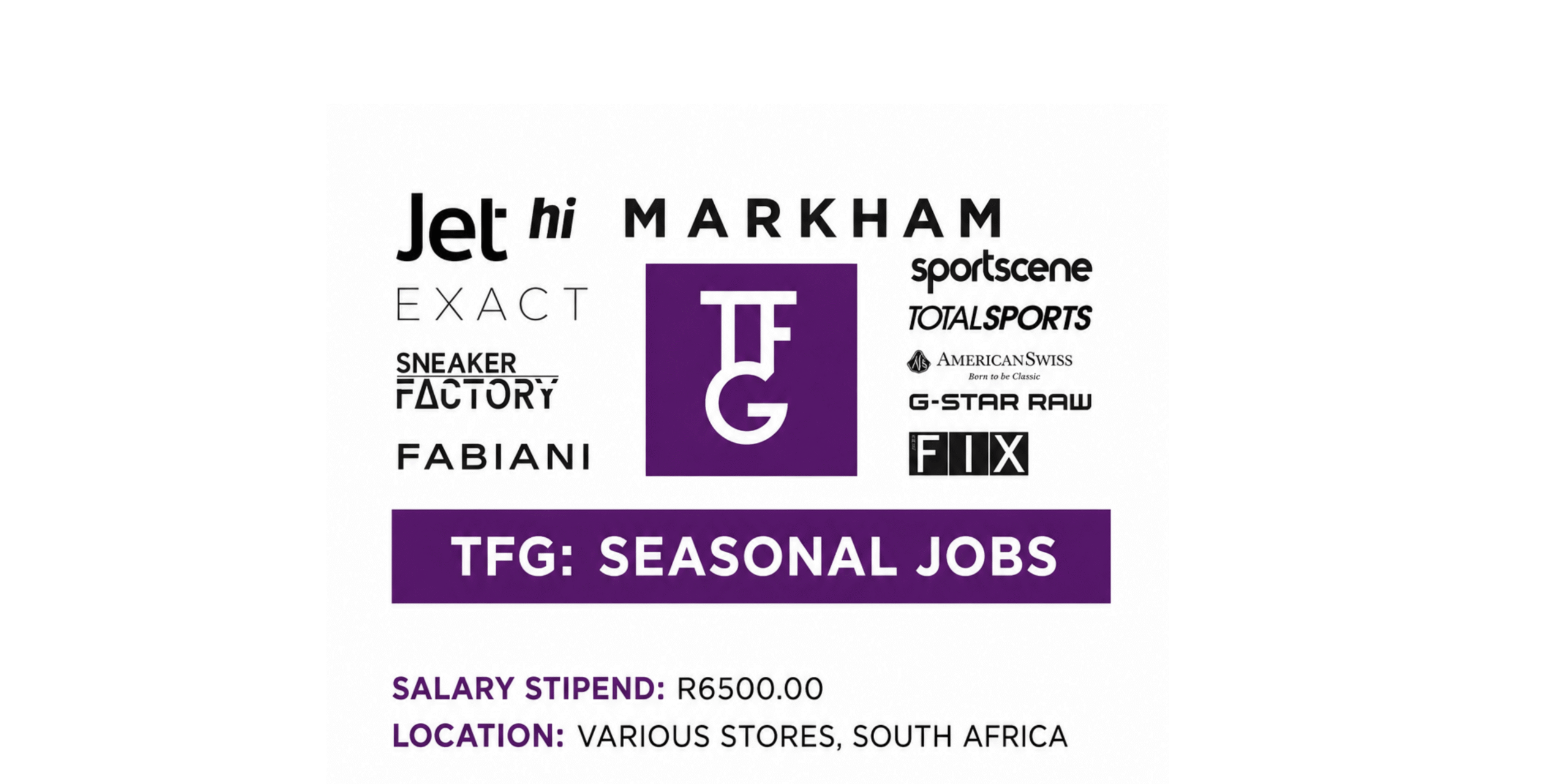 TFG Seasonal Jobs